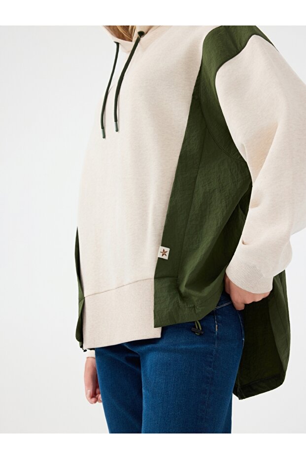 Oversize Kadın Sweatshirt - 5