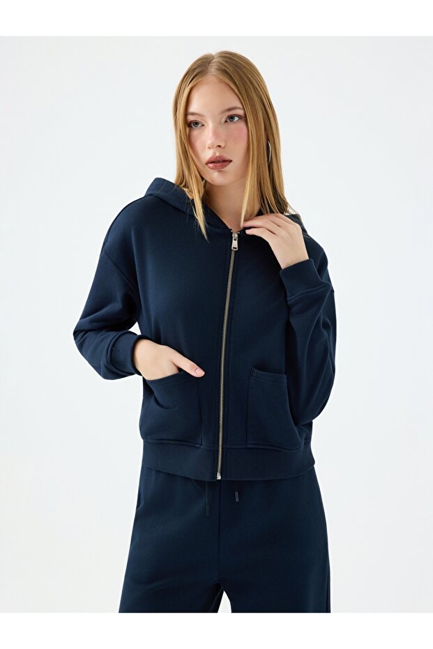 Oversize Kadın Sweatshirt - 1