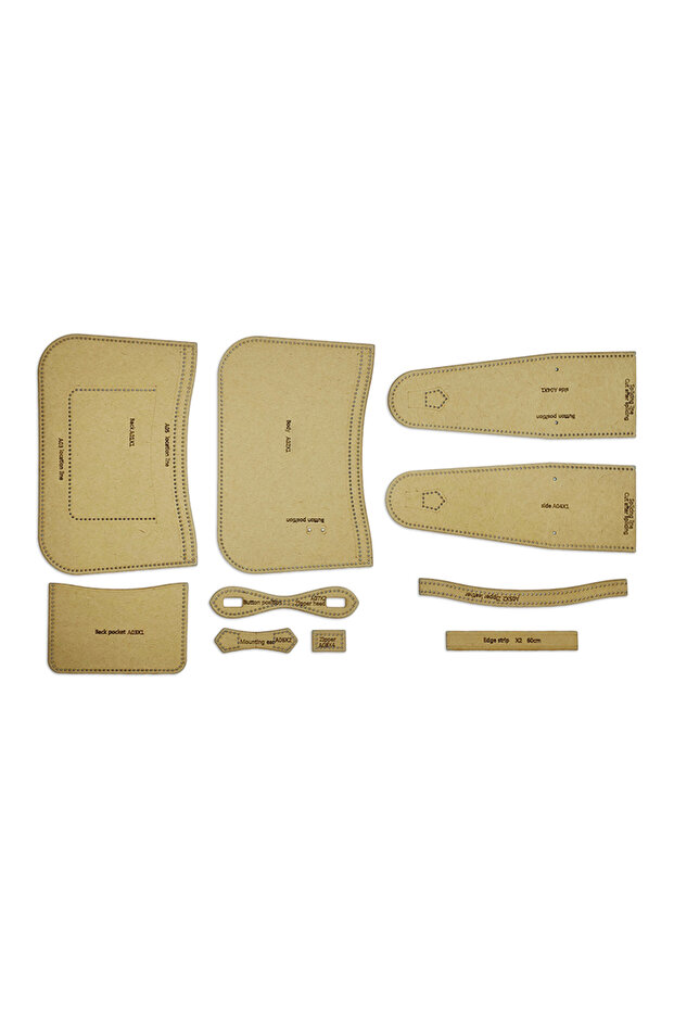 Kraft Paper YOMDID 10pcs/set Casual Bag Making Kraft Paper Template DIY Dumpling Bag Making Template