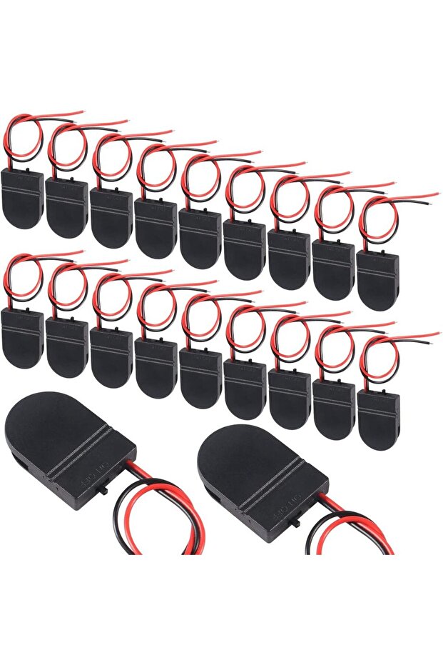 40pcs 40pcs CR2032 Battery Holder Coin Button Cell Battery Holder Case CR2032 Battery Holder 3V CR20
