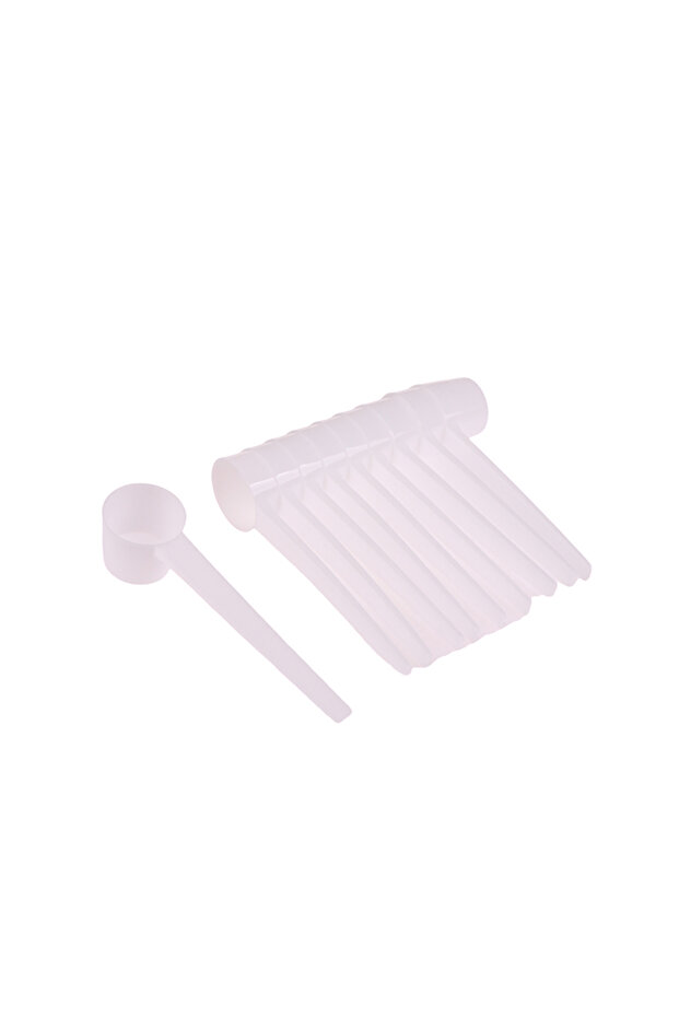 transparent 10pcs 10Pcs 5g Measuring Spoons Coffee Protein Milk Powder Scoop Home Kitchen Ga