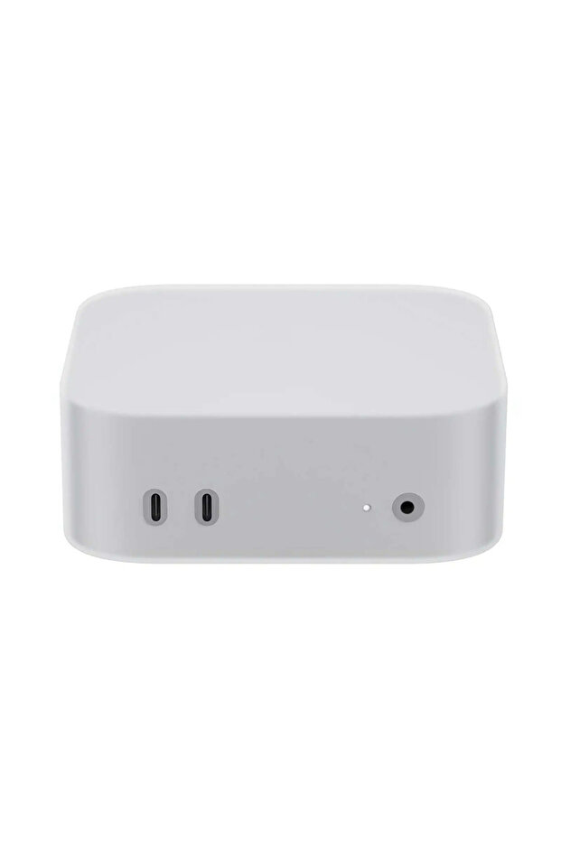 جراب حماية من السيليكون المقاوم للماء والتآكل سهل التركيب باللون الأبيض لجهاز Mac Mini M4/M4 Pro 2024 Pr