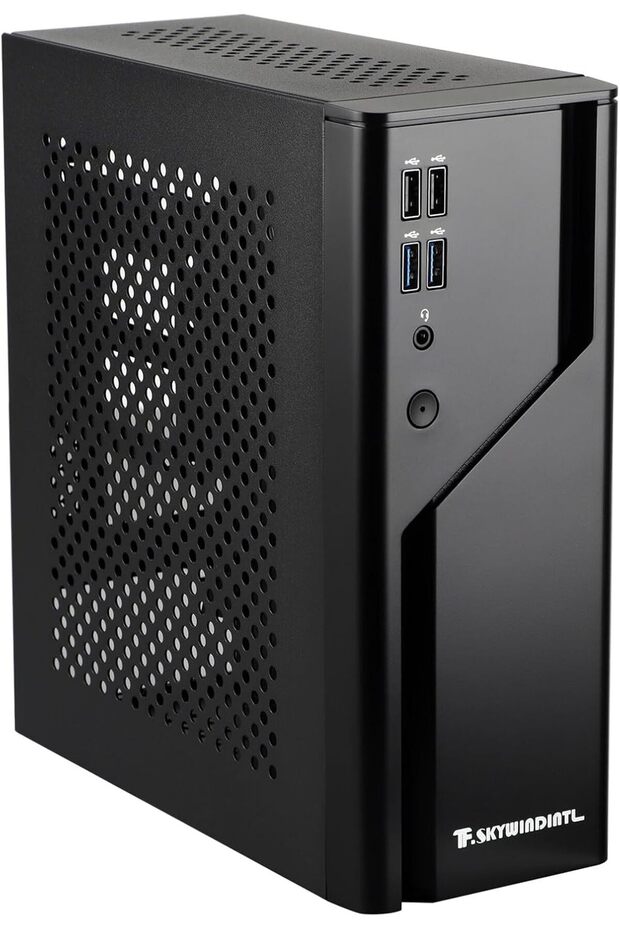 black without argb Mini ITX Case ARGB Small Form Factor SFF Mini-Tower HTPC PC Cases Vented Panels 0 - 1