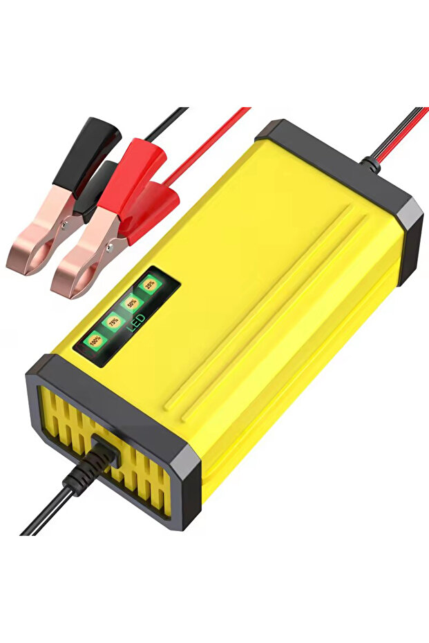 US Plug 12V 2A Full Automatic Car Battery Charger 12V 2A Intelligent Fast Power Charging 3 Stages Le