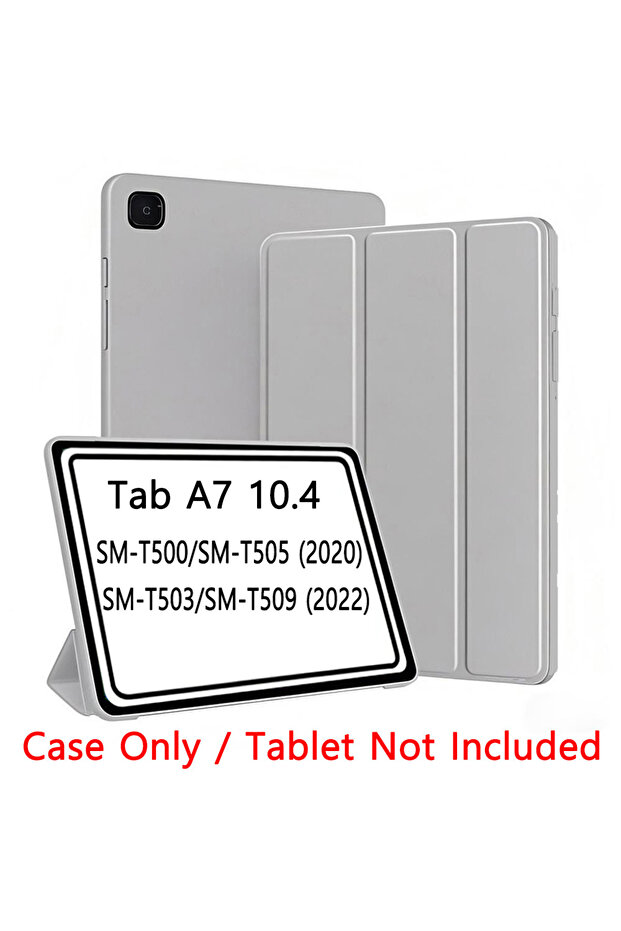 Tab A7 10.4 Gray Magnetic Case for Tab A7 10.4 2020 2022 SM-T500 SM-T505 SM-T503 SM-T509 Tri-fold