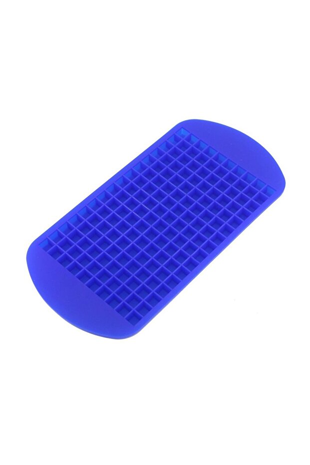 Blue LMETJMA Silicone Mini Ice Cube Trays 160 Crushed Ice Cube Molds Easy Release Small Ice Cube for