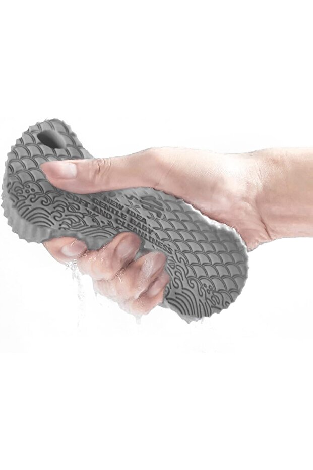 orxior Super Soft Exfoliating Bath Sponge (Grey)