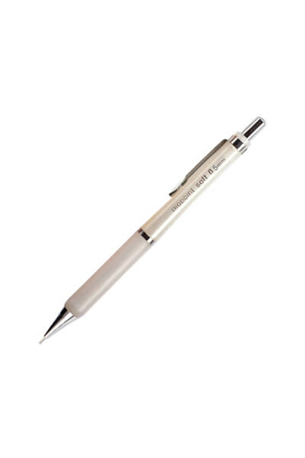 Soft Versatil Pen, 0.5 Mm, Metal Tip, White