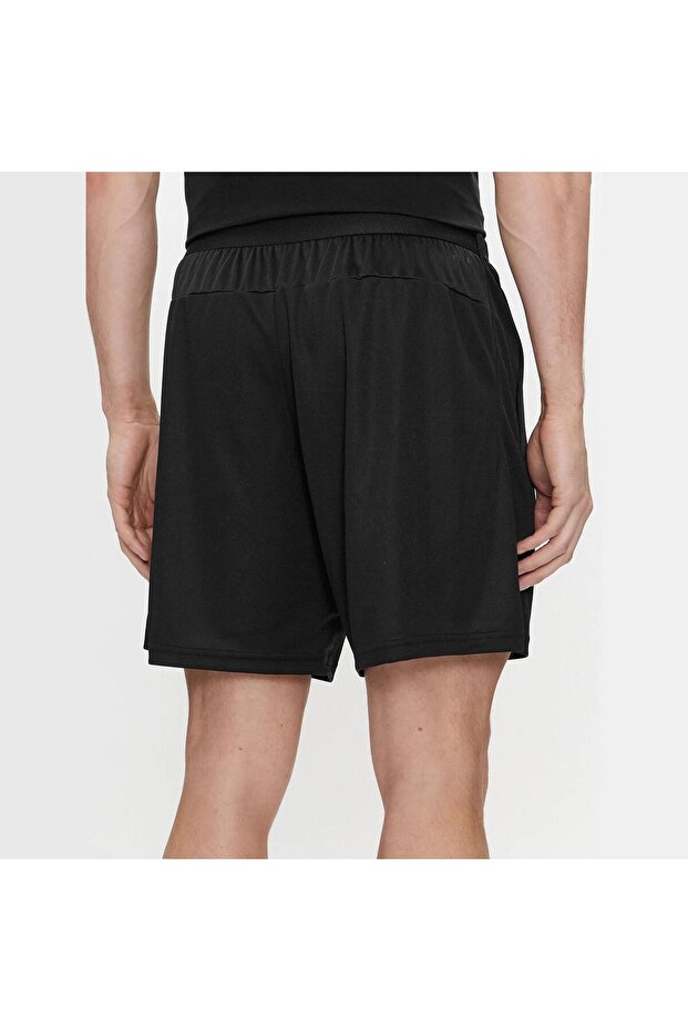 Train Essentials Logo Siyah Erkek Şort - 2