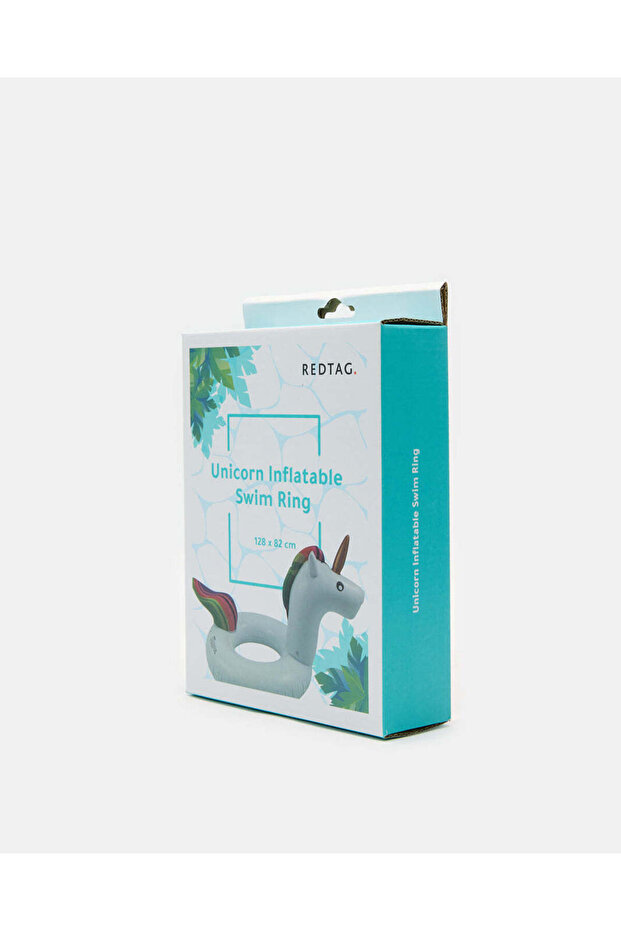 Grey Inflatable Unicorn Float Ring - 2