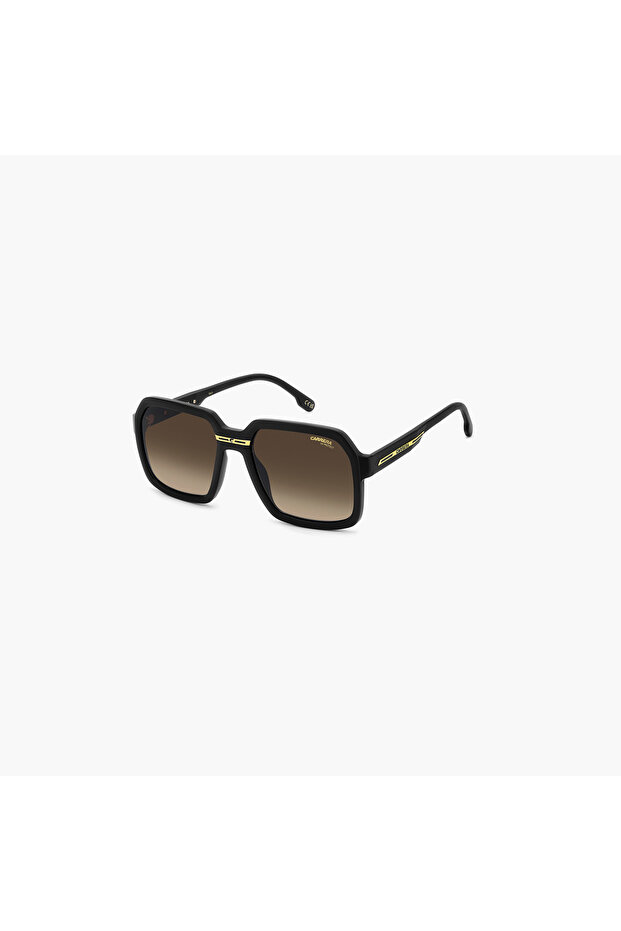 56MM Black Brown Green Antireflex Square Sunglasses