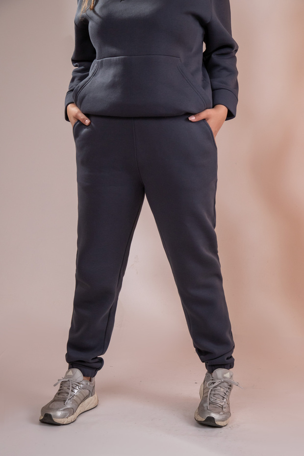 Women's Plus Size Sweatpants Anthracite