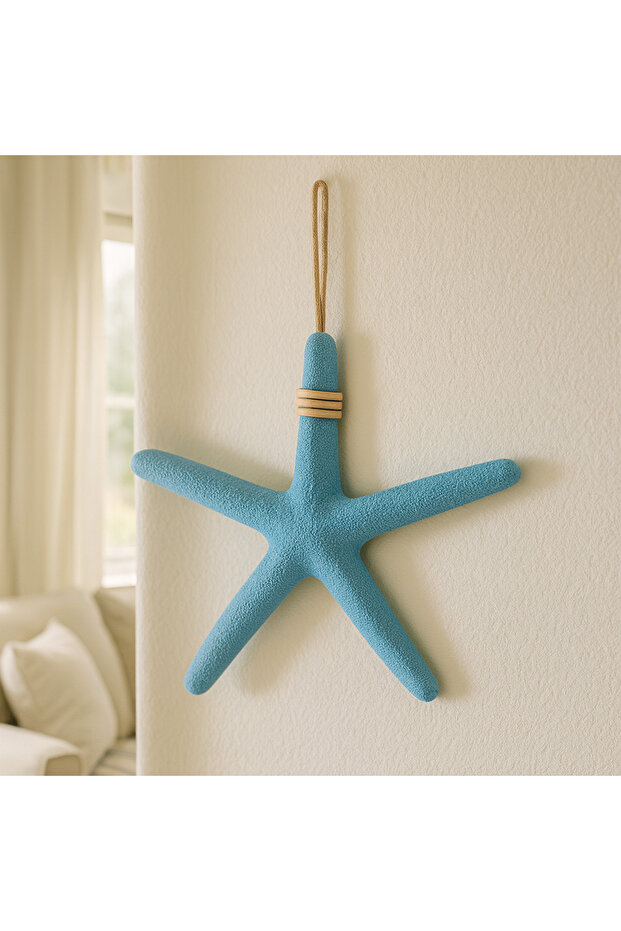 Starfish Hanging Wall Decor Coastal Themed Hanging Ornament for Home, Bathroom