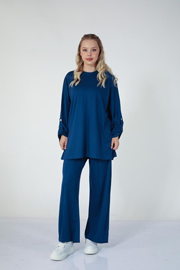5862 - Stylish Comfortable Single Jersey Knit Loose Women's Set