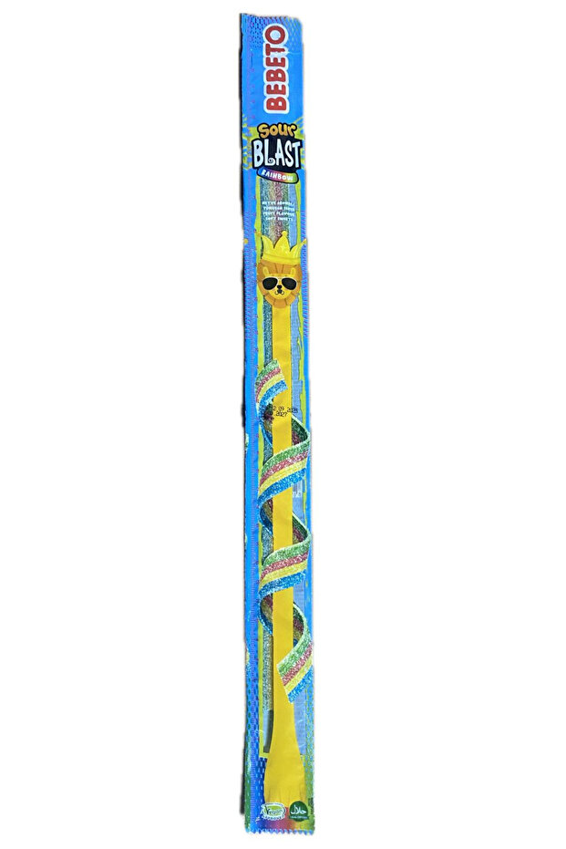 BEBETO Sour Blast Rainbow Metre Şeker 15 g