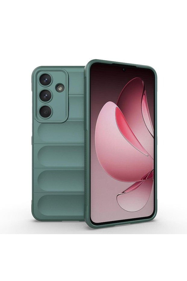 Samsung Galaxy S24 Fe Case Shock-Absorbing Puffer Design Camera Protection Silicone Inflatable Look
