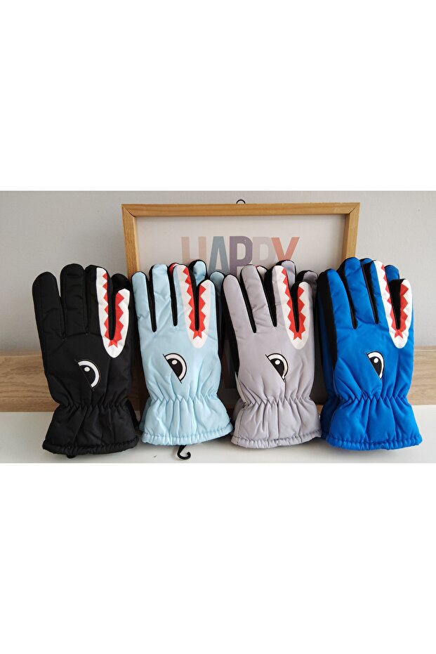 Genç Erkek Kar Eldiveni 13-16 - 5