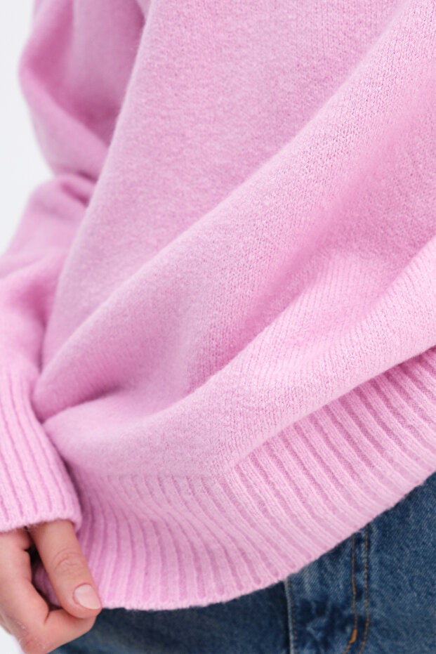 Bisiklet Yaka Basic Triko Kazak K2918 - 3