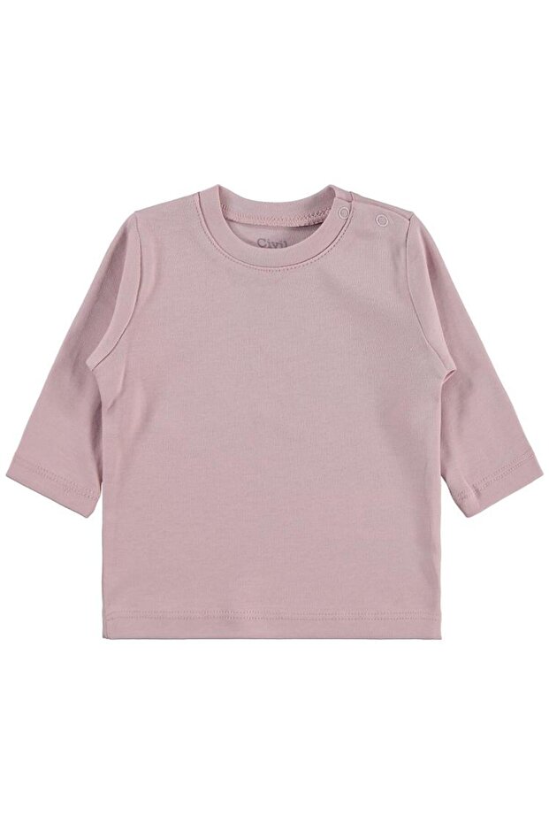 Baby Combed Cotton Sweatshirt 12-24 Months - Pink