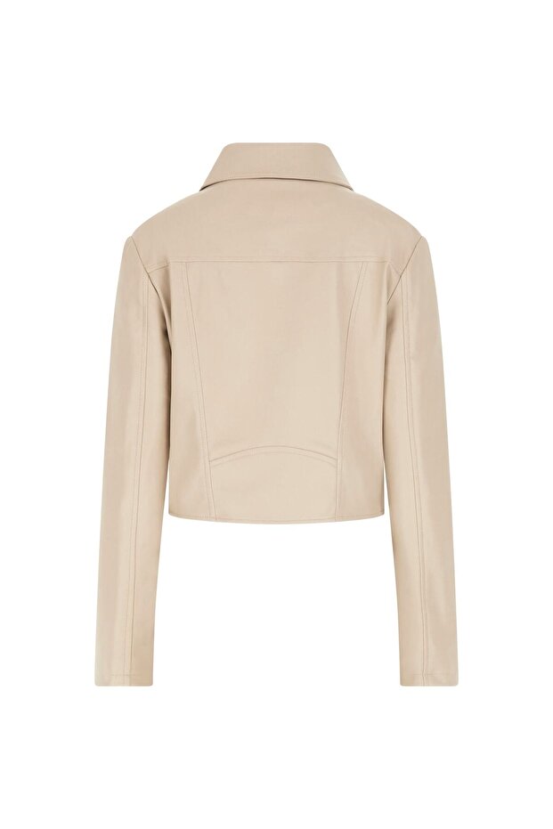 Clemence Kadın Biker Ceket - 5