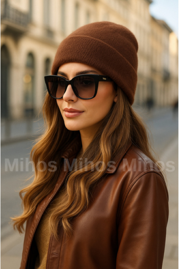 Women's Winter Plush Furry Beanie – Warm and Soft Texture