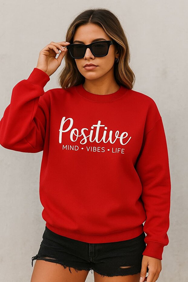Positive Puff Sweatshirt P4431 - 1