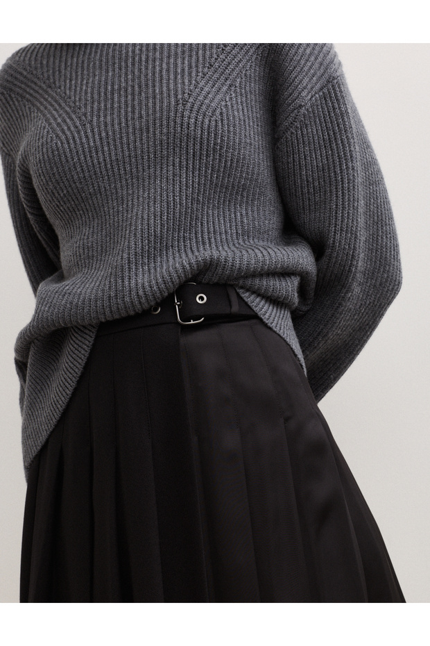 Pliseli Midaxi Etek - 3