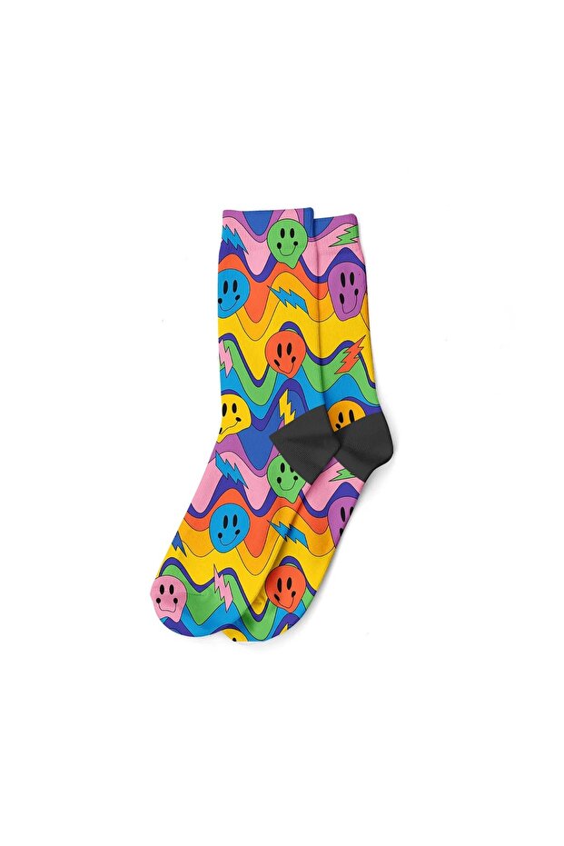 Digital Printed Socket Socks - 3