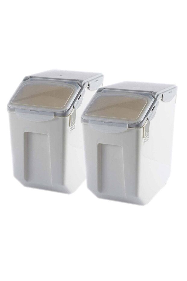 Rice Storage Containers 2pcs Set