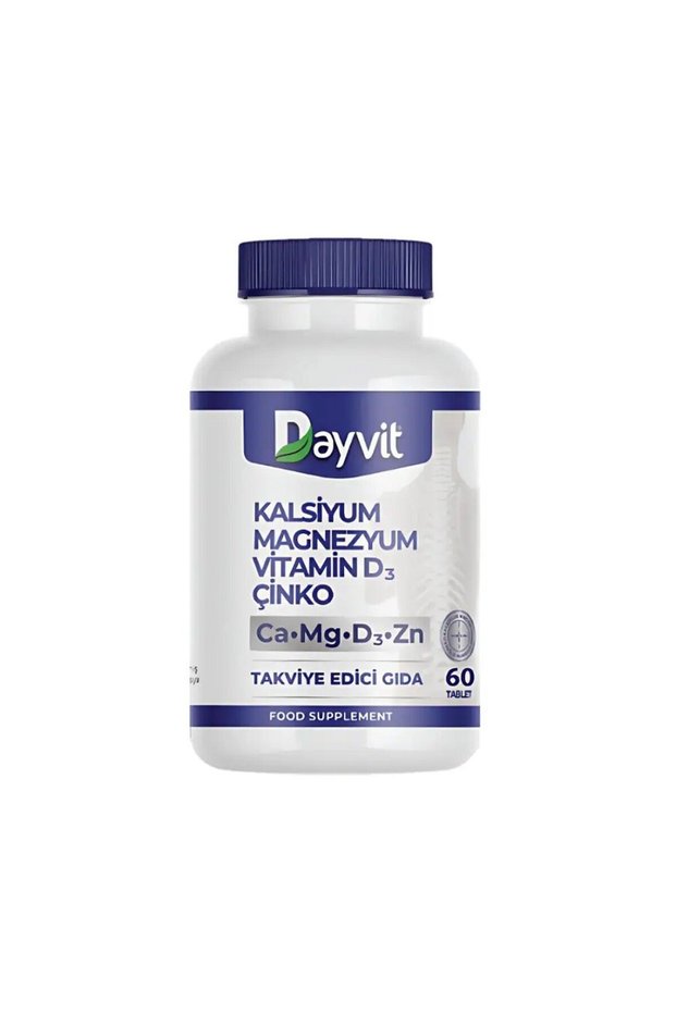 Calcium Magnesium Vitamin D Zinc 60 Tablets