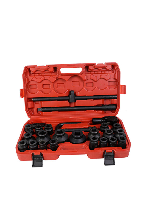 مجموعة مقابس محرك الأقراص 26 قطعة 3/4 بوصة - فولاذ CR-MO شديد التحمل مع حقيبة