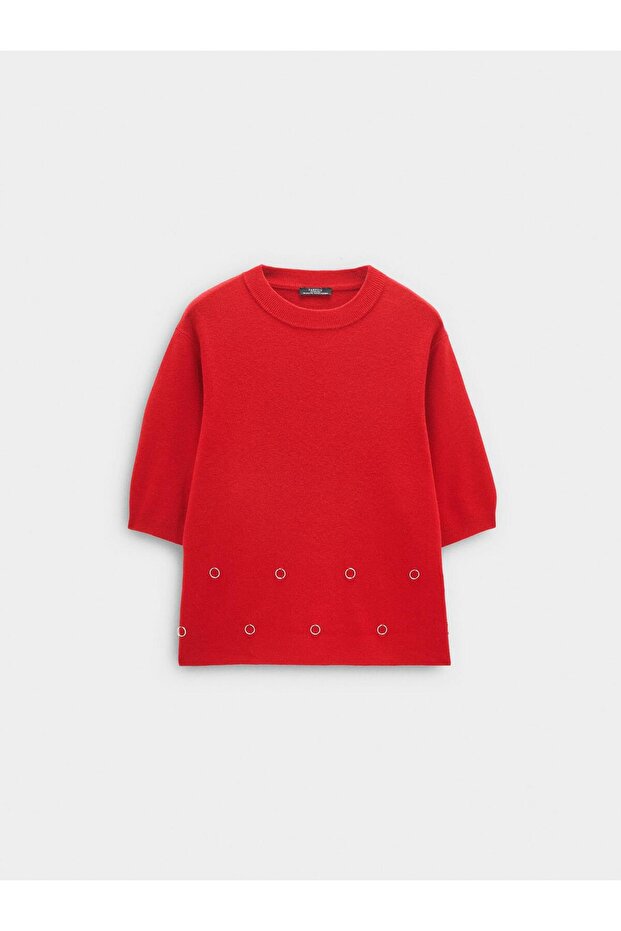 Delikli Örme Kazak - 6