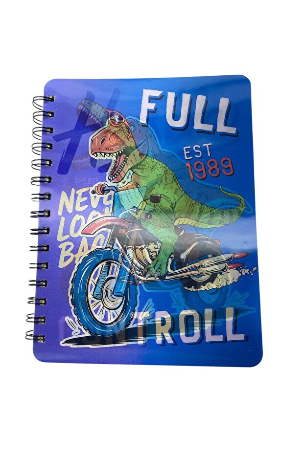 3D Dinosaur Patterned Notebook - 1