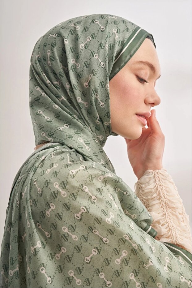 İTHAL VUAL MONOGRAM DESEN ŞAL - 1