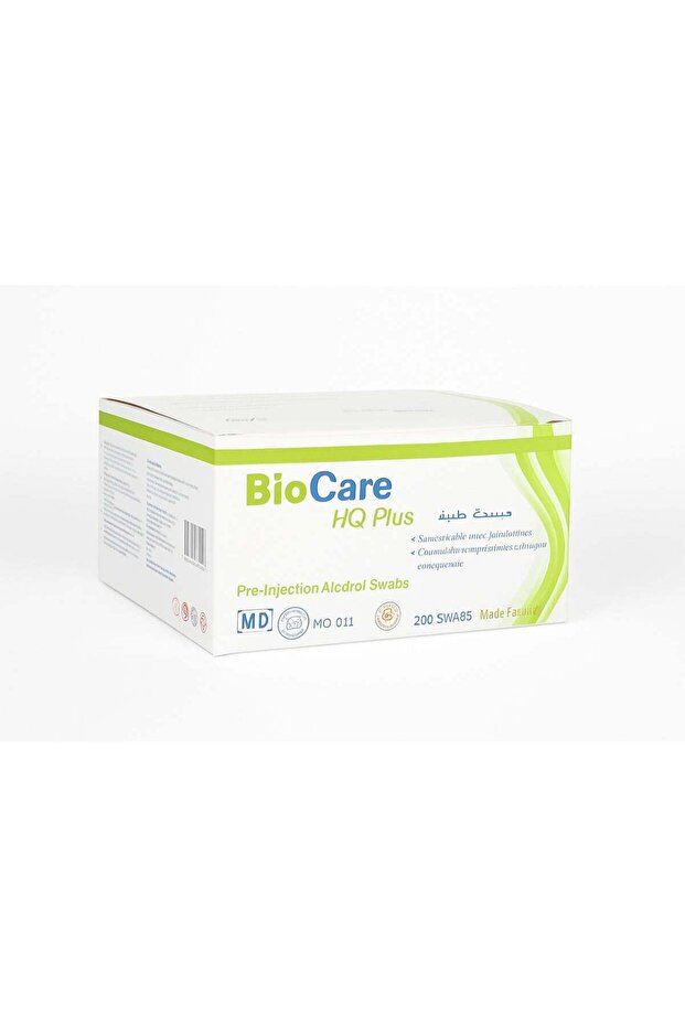 Bio Care HQ Plus Pre-Injection Alcohol Swabs (Individually Wrapped, 70% Isopropyl)