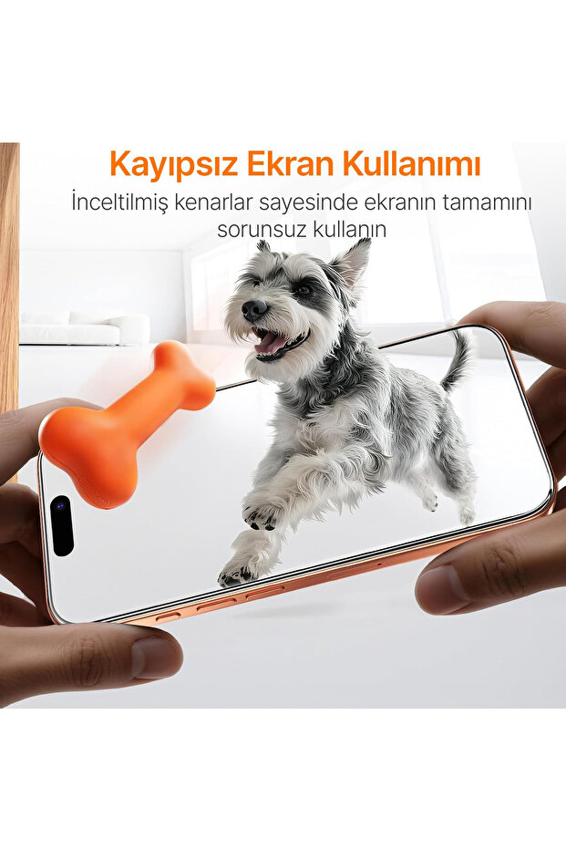 واقي شاشة شفاف يغطي الشاشة بالكامل متوافق مع آيفون 15 برو مع جهاز سهل التركيب من ماجيك بوكس - 7