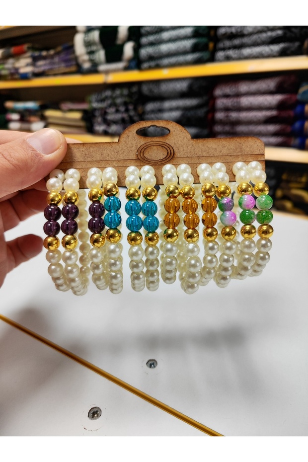 Hac Umre Gift Pearl Bracelet Children 12 Pieces