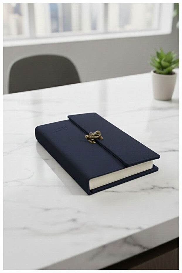A5 2026 Locked Diary 168 Sheets Faux Leather Cover Daily Diary Planner Agenda with Bookmark 15X21Cm