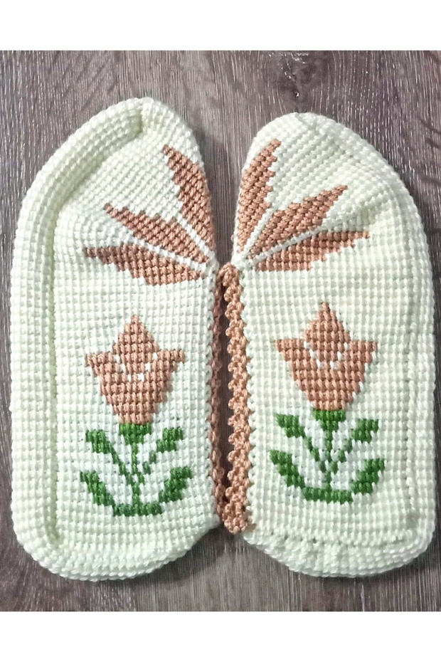 Tunus Örgüsü Patik - 1