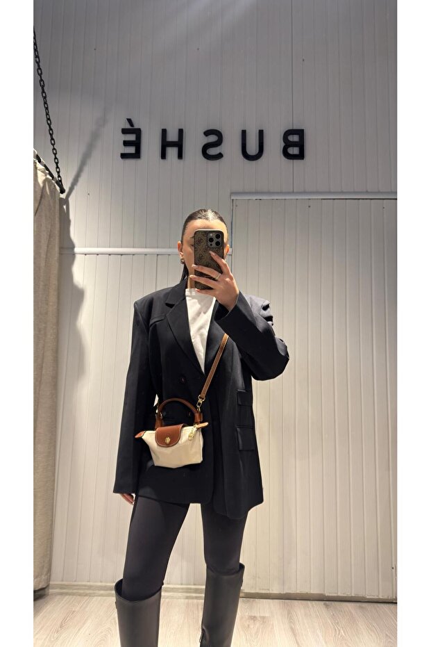 OVERSİZE KUMAŞ BLAZER - 2