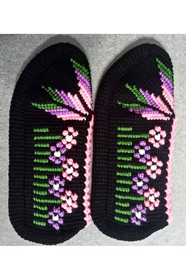 Tunus İşi El Örgüsü Patik - 1