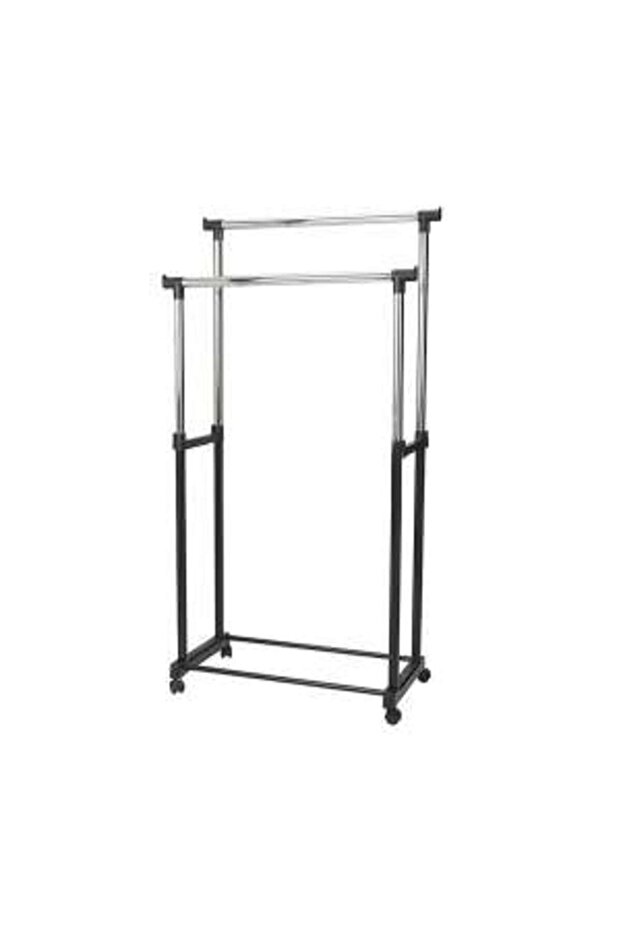 Double clothes rack on wheels - 2