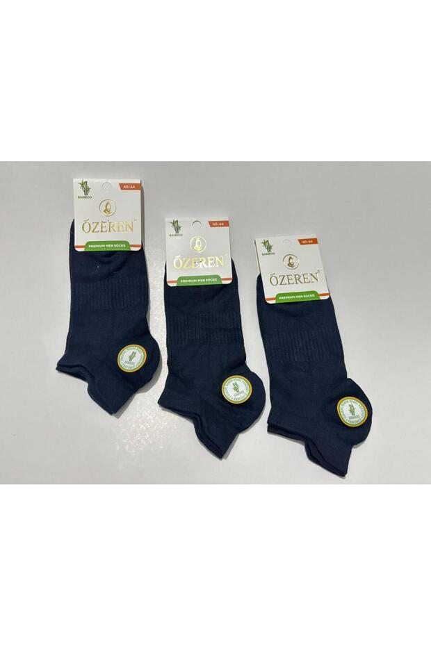 Men's Seamless Bamboo Short Socks 4-Piece Set