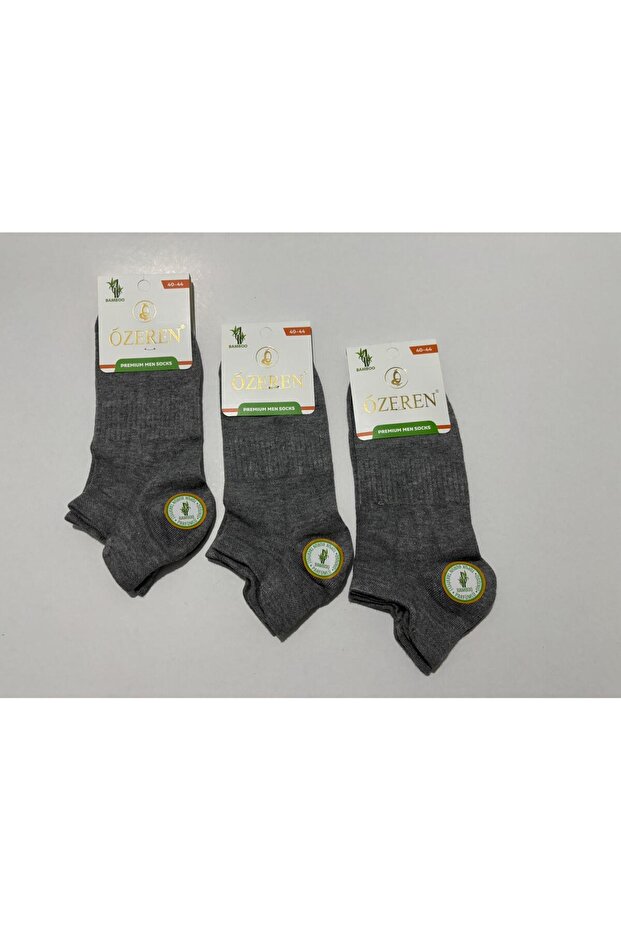 Men's Seamless Bamboo Short Socks 4-Piece Set