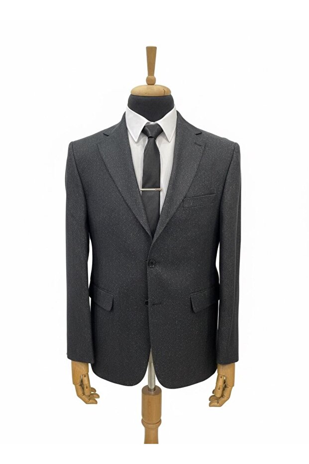 Father Men's Wide-Cut Double-Breasted Blazer Jacket Classic and Modern Elegance