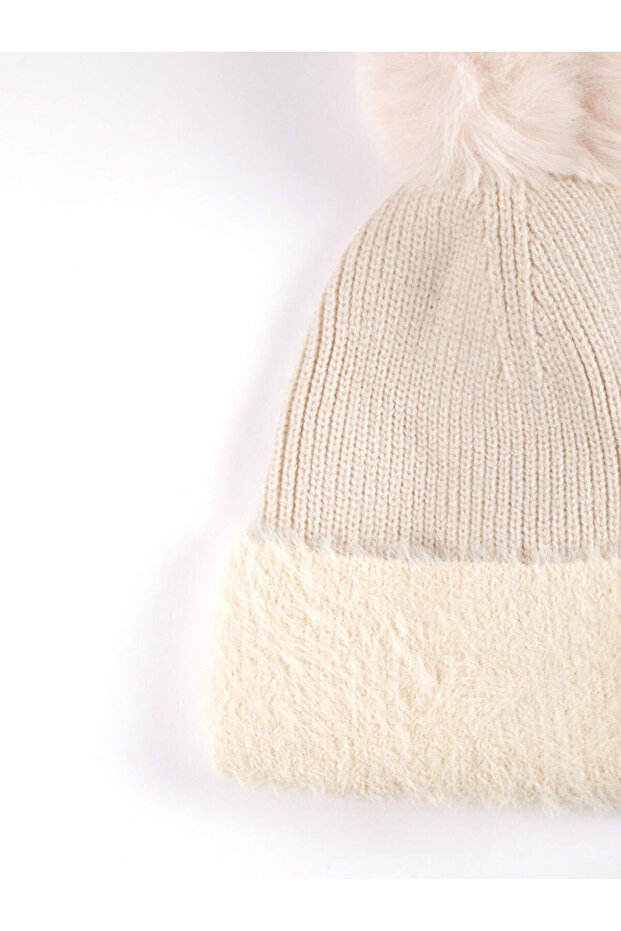 Ponponlu Kırçıllı Bere W26SPB005 - 3