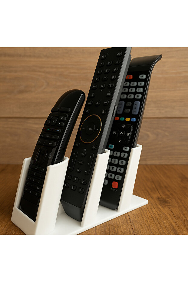 حامل وحدة التحكم على سطح الطاولة مكون من 3 أقسام - منظم وحدة التحكم على سطح الطاولة - 1