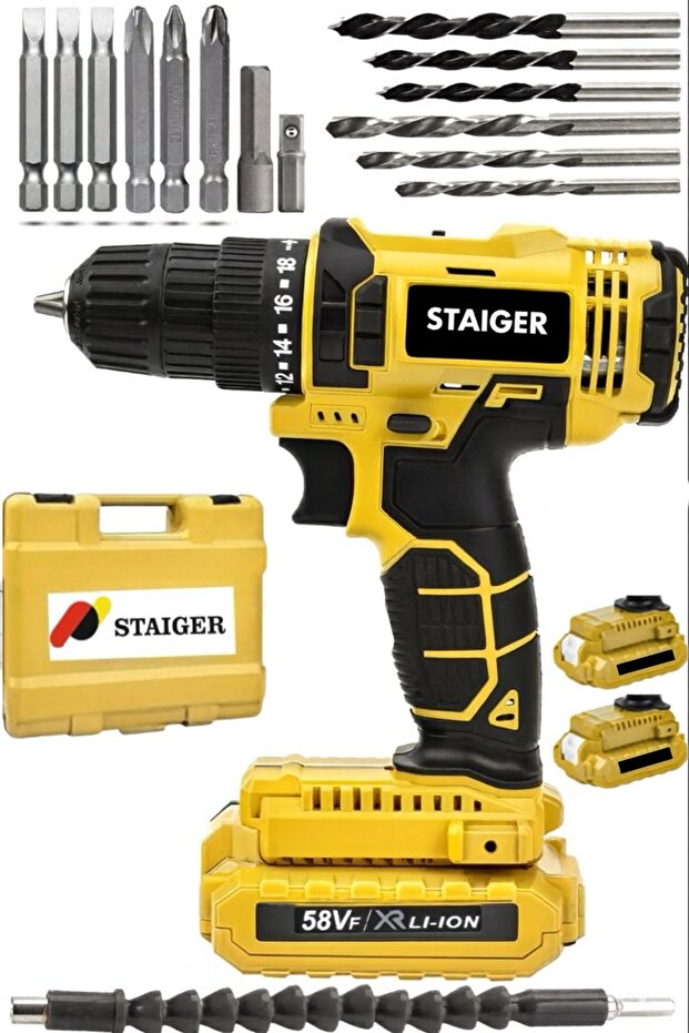 24V Darbeli Vidalama Makinesi, Güçlü ve Dayanıklı Çalışma Araçları - 1