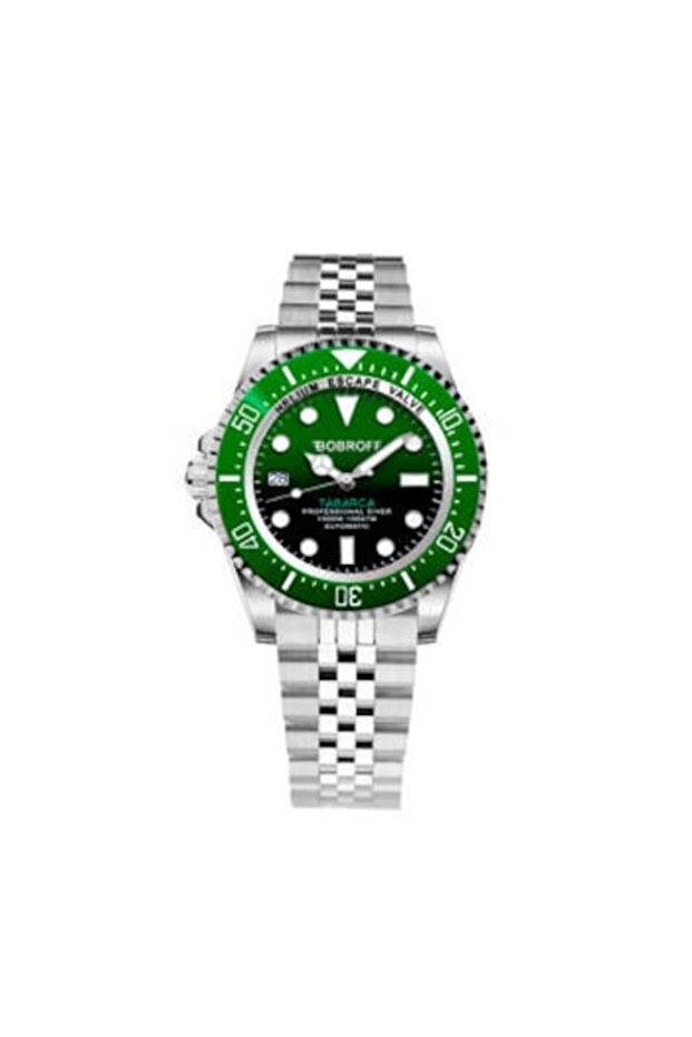Men's Watch BF0002ibvBF, Stainless Steel, Silver, Green (42mm) - 1