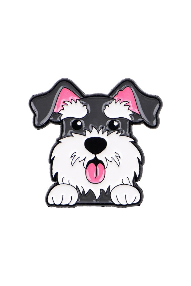 8 Lovely Pet Dogs Enamel Pin Schnauzer Brooches For Women Lapel Pin Badge on Backpack Accessories F.